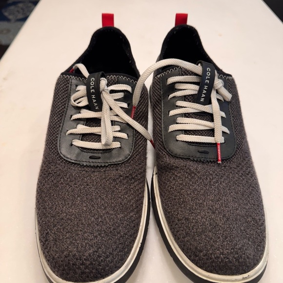 Cole Haan Generation Zerogrand Shoes Sneakers Mens Size 14 Gray Black Knit - Picture 5 of 14